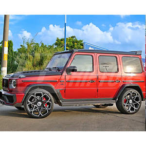 Embellecedor de ventilación de guardabarros delantero de fibra de carbono seco estilo TC para Mercedes Benz G Wagon W464 - Product Image 5