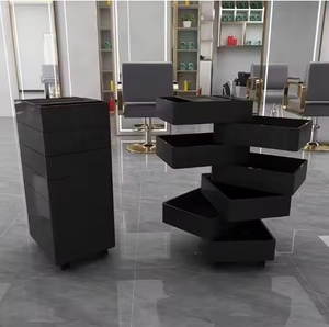 Carrito Auxiliar Rodante para Salón de Belleza y Peluquería, con Ruedas, Mueble de Salón, Plástico Moderno - Product Image 2