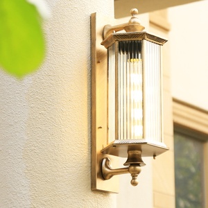 Moderno IP65 impermeable aluminio exterior pared linterna 3000K luz LED montaje en pared lámpara accesorios <span class=keywords><strong>para</strong></span> porche y pared exterior iluminación - Product Image 2