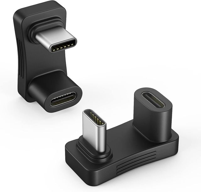 DAJIANG Customized USB 3.1/USB2.0 2-in-1 180 Degree U Shape Copper USB-C Male to USB-C Female Adapter PD DC for Steam Deck