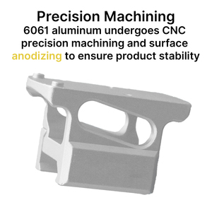 BANGBANG Soporte Elevador de Aluminio Impermeable para Ópticas, Base de 20mm, Aumento de Altura de 25mm - Product Image 4