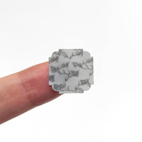 Autocollant d'étiquette adhésif 3D nano micro optique personnalisé feuille transparente d'autocollant lenticulaire anti-hologramme pour emballage de marque