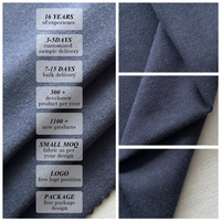 Tela de Punto de Bambú Orgánico y Algodón con Spandex, Ligera y Resistente a las Arrugas, para Prendas de Mujer, Ropa de Exterior, Venta al Por Mayor