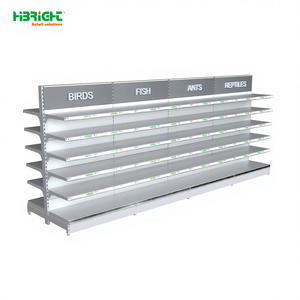 Solución de Exhibición Comercial Highbright, Estante de Góndola Metálico Resistente y Personalizable para Supermercados y Tiendas de Abarrotes - Product Image 1