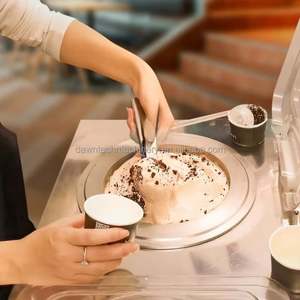 Máquina de Helado Italiano Comercial de Doble Cilindro para Mesa, 48L/H - Product Image 4