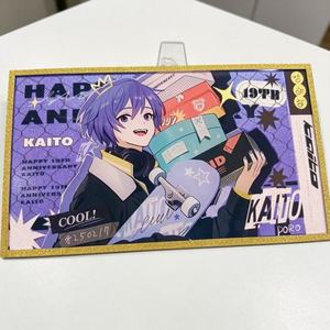 Carte en acrylique laser personnalisée de haute qualité, style <span class=keywords><strong>anime</strong></span>, avec illustration holographique Shikishi, impression UV carrée, art personnalisé - Product Image 3