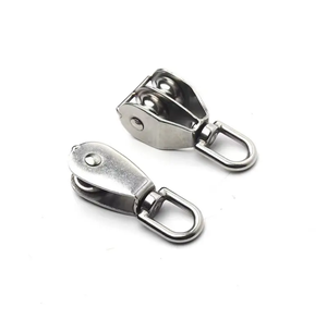 <span class=keywords><strong>Polea</strong></span> Simple de Alta Resistencia M32, Bloque 304 316, <span class=keywords><strong>Polea</strong></span> Simple y <span class=keywords><strong>Doble</strong></span> de Acero Inoxidable para Elevación Industrial - Product Image 4