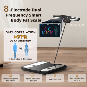 Độc Đáo 8 Điện Cực Deda Điện Tử Cơ Thể Chất Béo Quy Mô Kỹ Thuật Số 180Kg BMI Bluetooth Wifi Cơ Thể Có Trọng Lượng Quy Mô Với Ứng Dụng Miễn Phí - Product Image 2
