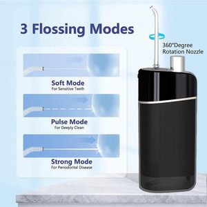 Potente inalámbrico recargable impermeable viaje oral dientes Pick limpiador irrigador Dental cuidado de mano hilo dental - Product Image 3