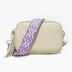 Women's Fashion Bohemian Vintage Design Pure Color PU Single Strap Shoulder <b>Bag</b> Small Square Multi-Purpose Waterproof <b>Camera</b> <b>Bag</b> - Product Image 2