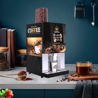 Machine à café automatique intelligente de haute qualité, fabriquée en Chine, avec écran tactile de 7 pouces, utilisant de la poudre de café fraîchement moulu, OEM/ODM