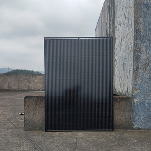 Tienda de techo completamente negra, Panel solar de 200W, generación de energía para el hogar, módulo de cristal único de rejilla múltiple, batería recargable para acampar al aire libre - Product Image 1