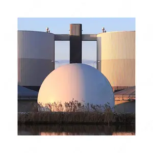 Qingdao HaiYue Biogas Factory industrial bio gas tank double membrane bio gas plant system