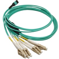 Cable de conexión de fibra óptica de 12 hilos MPO Fanout SM MM OM3 12C SC LC a MPO/MTP