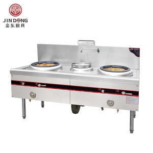 Sang trọng thương mại thép không gỉ Trung Quốc Chảo phạm vi Propane gas 2 Burner bếp - Product Image 2