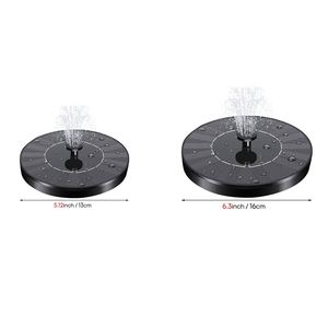 Fuente de Agua Flotante Solar de Plástico Impermeable para Exteriores, 7 V, 1.4 W, para Jardín, Piscina, Paisaje y Decoración de Jardín - Product Image 2