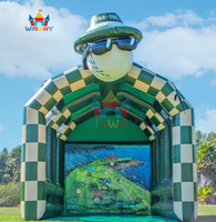 Jeu de golf gonflable commercial PAR-TEE – Matériau PVC écologique – Jeu interactif de cible pour enfants pour fêtes et événements extérieurs