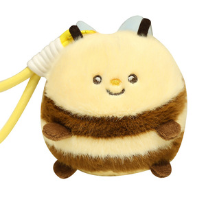 Jouet anti-stress en peluche mignon en forme de punaise, <span class=keywords><strong>boule</strong></span> <span class=keywords><strong>à</strong></span> presser, pendentif en fourrure, accessoire 11 cm pour enfants de 5 <span class=keywords><strong>à</strong></span> 7 ans, compagnon de jeu de bureau - Product Image 5