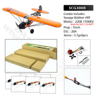 Savage Bobber ARF 1000mm Envergure Danse Ailes Balsa Avion Modèle En Bois Avions Rc Avion Balsa