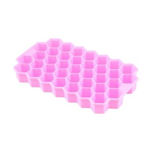 Stackable Food Grade Silicone Honeycomb Cube Tray <b>Ice</b> <b>Maker</b> Function Eco Friendly Easy Release 37 Cavity - Product Image 1
