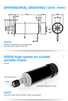 Twotrees Vente chaude Routeur CNC compact TTC450 personnalisé 500 Watts pour le travail du bois, double broche, modulaire, 110V 220V avec pompe à air