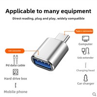 OTG Type-C-Adaptateur d'alimentation USB 3.0, compatible avec le convertisseur, extension mémoire, fonction charge pour ordinateur portable
