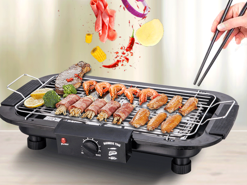 Household Mini Stainless Steel Electric Grill BBQ Pan