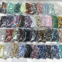 Bolsa de 100g de amatista Natural para piedras, gemas curativas de grava de cristal