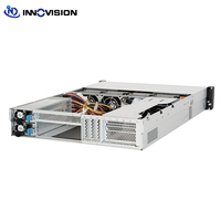 Châssis de serveur de stockage flexible 2U 12Bay L650mm avec carte EATX de support de fond de panier SGPIO de 12 Go, carte GPU à double emplacement et 3 demi-emplacement