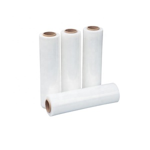 Plástico 50 cm X 300 <span class=keywords><strong>M</strong></span> 80 Ga Rollo transparente Embalaje de paleta Autoadherente Fuerza industrial Embalaje de envío Película de envoltura elástica - Product Image 1