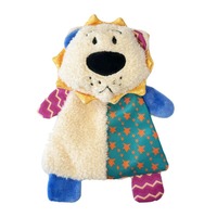 Jouet pour chien en peluche coloré en tissu avec couineur pour grands chiens, idéal pour la mastication et le soulagement de l'ennui (vente en gros)