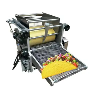 Tortilla मेकर चपाती प्रेस रोलर आटा बिजली मकई Tortilla चिप बनाने की मशीन आटा Tortilla मेकर मशीन