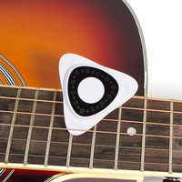 Twelve-tone Guitar Pick Tuner Function with LED Screen for Electric Acoustic Guitars Bass Ukulele