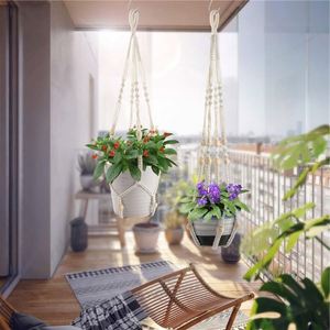 Cintres décoratifs bohèmes pour plantes Panier suspendu de construction Pots pour plantes de <span class=keywords><strong>10</strong></span> <span class=keywords><strong>pouces</strong></span> Couverture murale en plastique pour cintre de cuisine - Product Image 5