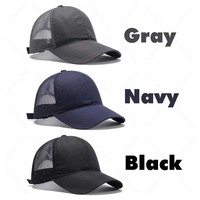 Gorras de Béisbol Premium de 5 Paneles, Tela de Pana Transpirable, Ajustables con Cierre a Presión, Gorras Trucker de Malla Deportivas para Golf y Deportes al Aire Libre
