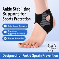 Orthèse de cheville professionnelle pour le sport, stabilisateur anti-entorse pour la course et la randonnée, manchon de compression réglable pour le pied
