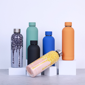 ขวดน้ำสแตนเลสหุ้มฉนวนกันความร้อนสำหรับยิมทำจากโลหะสองชั้นมีโลโก้สั่งได้จากโรงงาน - Product Image 1