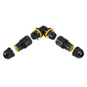Conector de Cable de Iluminación Led para Exteriores, Conector Eléctrico Impermeable para Exteriores, <span class=keywords><strong>IP</strong></span> 68, Conector de Alimentación Circular de 3 Pines, 1 Unidad - Product Image 5