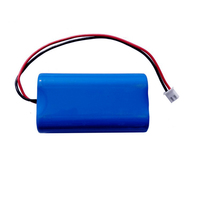 16.28Wh 4.4AH 5.2AH 18650 1S2P 3.7V 4400mAh Paket Baterai Isi Ulang Li Ion dengan XH-2P 2.54 untuk Speaker Bluetooth Lampu Tenaga Surya