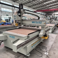 Machine de découpe CNC MAS MK1325Z à 12 outils, à changement d'outil direct, avec table de travail 1250x2800mm pour fraisage, perçage et rainurage