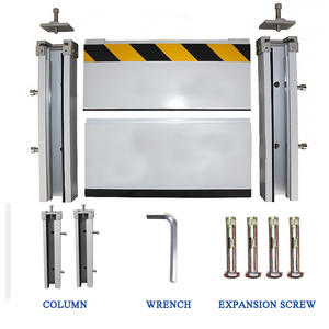 Porte d'inondation en alliage d'aluminium blanc et barrière de sécurité anti-inondation rouge non réfléchissante - Product Image 2