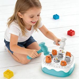 เกม whack-A-mole ของเล่นบรรเทาความเครียดสำหรับเด็กเพื่อฝึกความสามารถในการตอบสนองของเล่นแบบโต้ตอบพ่อแม่ลูก - Product Image 6