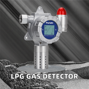 Detector de Gas LPG con Pantalla LED Industrial y Válvula de Cierre, Analizador de Gases Combustibles Fijo - Product Image 2