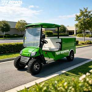 Carrito de Golf Eléctrico Personalizado de Alta Calidad de la Marca ZOWN, 4 Plazas, Asientos Cómodos, Diseño de Lujo, Llantas Duraderas, 2 Años de Garantía - Product Image 1