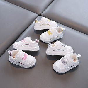 Chaussures de sport unisexes pour tout-petits les plus vendues, respirantes, pour enfants, à semelle souple, printemps-automne, fermeture auto-agrippante, antidérapantes - Product Image 1