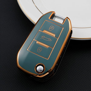 Funda de TPU para llave de coche, funda remota para Peugeot 208 308 T9 508 2008 para <span class=keywords><strong>Citroen</strong></span> <span class=keywords><strong>C4</strong></span> para Opel Corsa Crossland X, accesorios para automóviles - Product Image 4