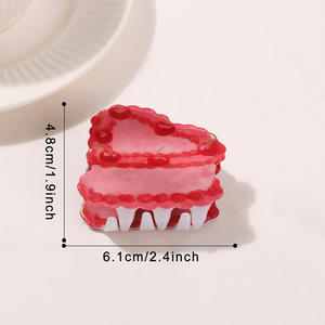 กิ๊บติดผมอะคริลิกรูปผลไม้สุดน่ารัก สีสันสดใส สำหรับเด็กผู้หญิง - Product Image 5