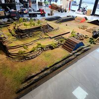 Table de jeu pliable portable pour mini-crawler, avec noyau en mousse léger et modules interchangeables pour les voyages et les expositions