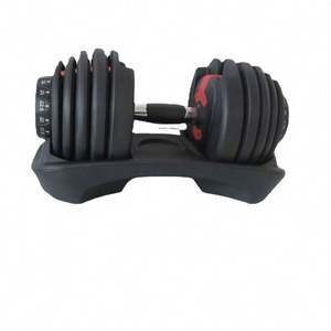 Ensemble d'haltères réglables avec plaques de poids 40 kg et 24 kg, construction en fer durable, certifié CE, équipement de fitness multi-gym - Product Image 2