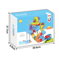 Ensemble de 68 jouets de train électrique magnétique, en matériau ABS, alimenté par batterie au lithium, jouet de construction flexible pour enfants